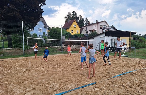Sommerspaß Volleyball